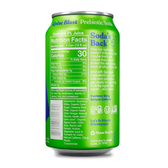 Poppi Prebiotic Soda, Sparkling Water & Fruit Juice, Alpine Blast, 12 Oz, 12 Pack