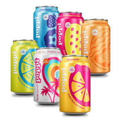Poppi Prebiotic Soda, Bombshells, 12 Oz, 12 Pack
