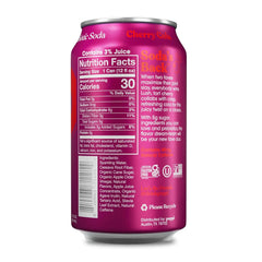 Poppi Prebiotic Soda, Sparkling Water & Fruit Juice, Cherry Cola, 12 Oz, 12 Pack