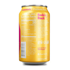 Poppi Prebiotic Soda, Lemonade, 12 Oz, 12 Pack