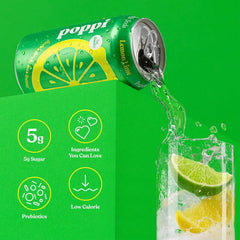 Poppi Prebiotic Soda, Trend Setters, 12 Oz, 12 Pack