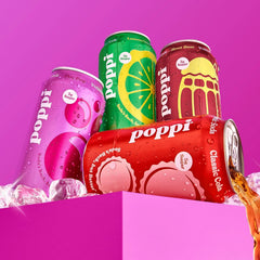 Poppi Prebiotic Soda, The Classics, 12 Oz, 12 Pack