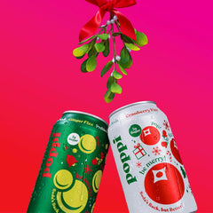 Poppi Prebiotic Soda, Naughty or Nice, 12 Oz, 12 Pack