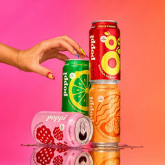 Poppi Prebiotic Soda, Trend Setters, 12 Oz, 12 Pack
