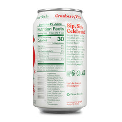 Poppi Prebiotic Soda, Cranberry Fizz, 12 Oz, 12 Pack