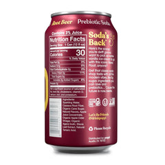 Poppi Prebiotic Soda, Root Beer, 12 Oz, 12 Pack
