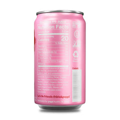 Poppi Prebiotic Soda, Raspberry Rose, 7.5 Fl Oz, 24 Pack
