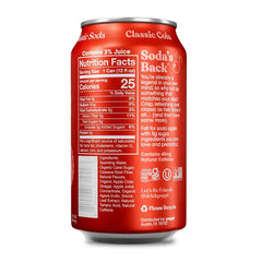 Poppi Prebiotic Soda, Classic Cola, 12 Oz, 12 Pack