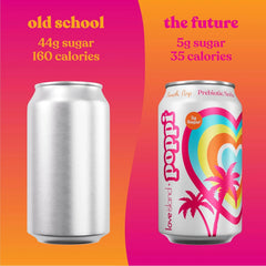 Poppi Prebiotic Soda, Bombshells, 12 Oz, 12 Pack