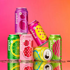 Poppi Prebiotic Soda, Party Starters, 12 Oz, 12 Pack