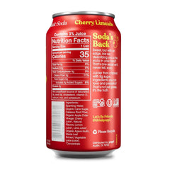 Poppi Prebiotic Soda, Sparkling Water & Fruit Juice, Cherry Limeade, 12 Oz, 12 Pack