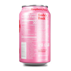 Poppi Prebiotic Soda, Raspberry Rose, 12 Oz, 12 Pack